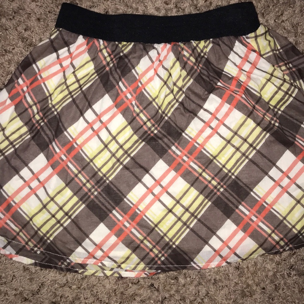 Plaid skirt